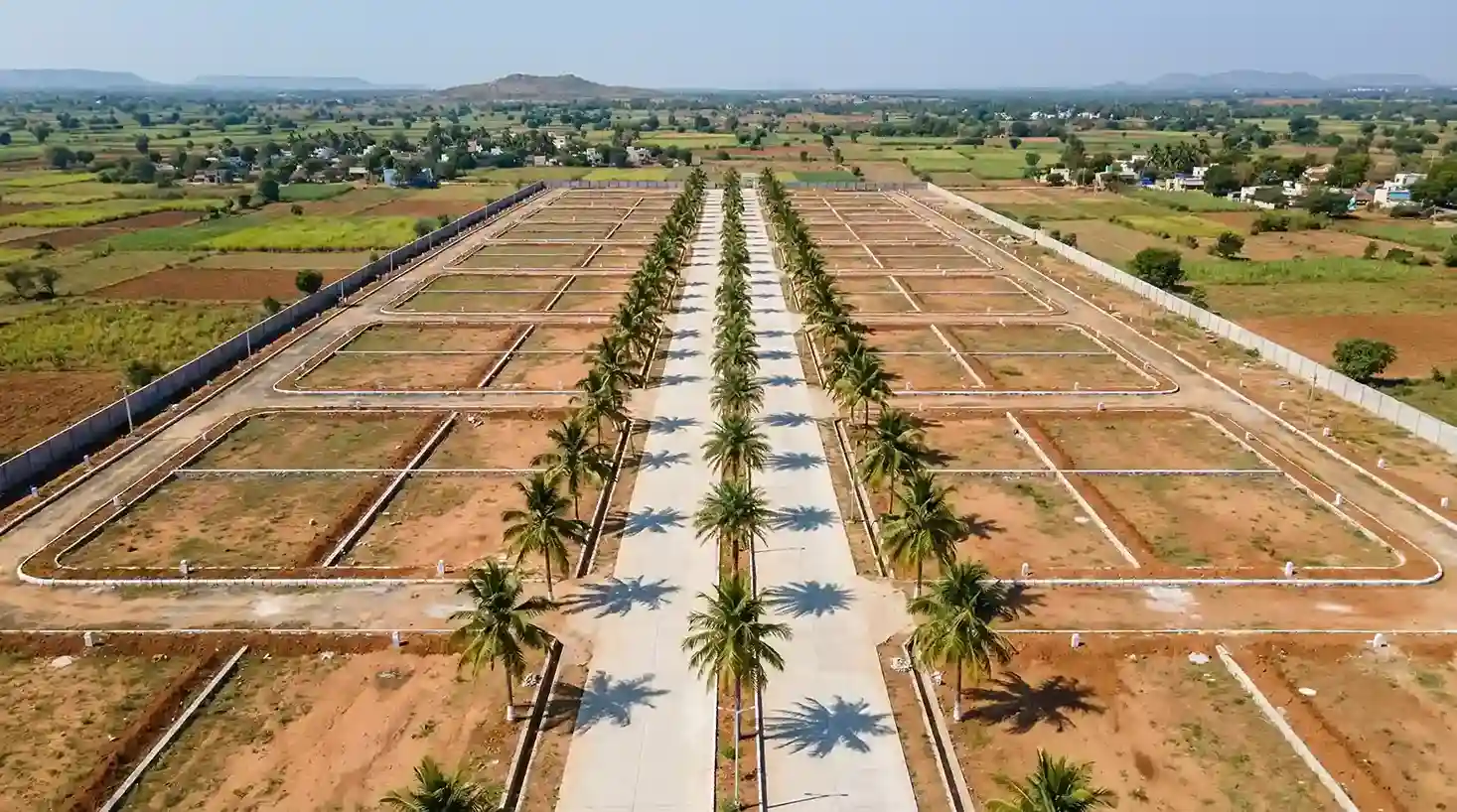 VMRDA approved villa plots in Anandapuram with modern infrastructure and road network