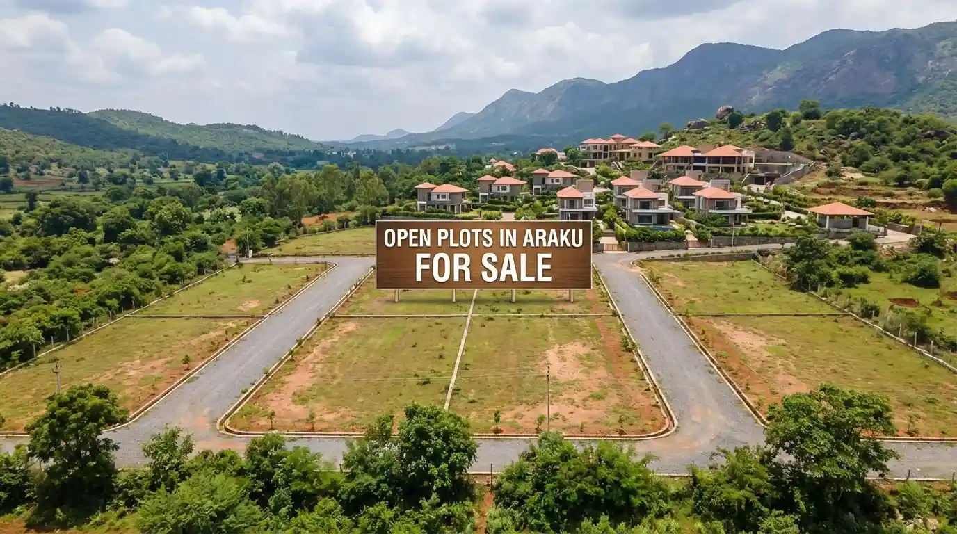 Villa plots in Araku with scenic views and modern infrastructure