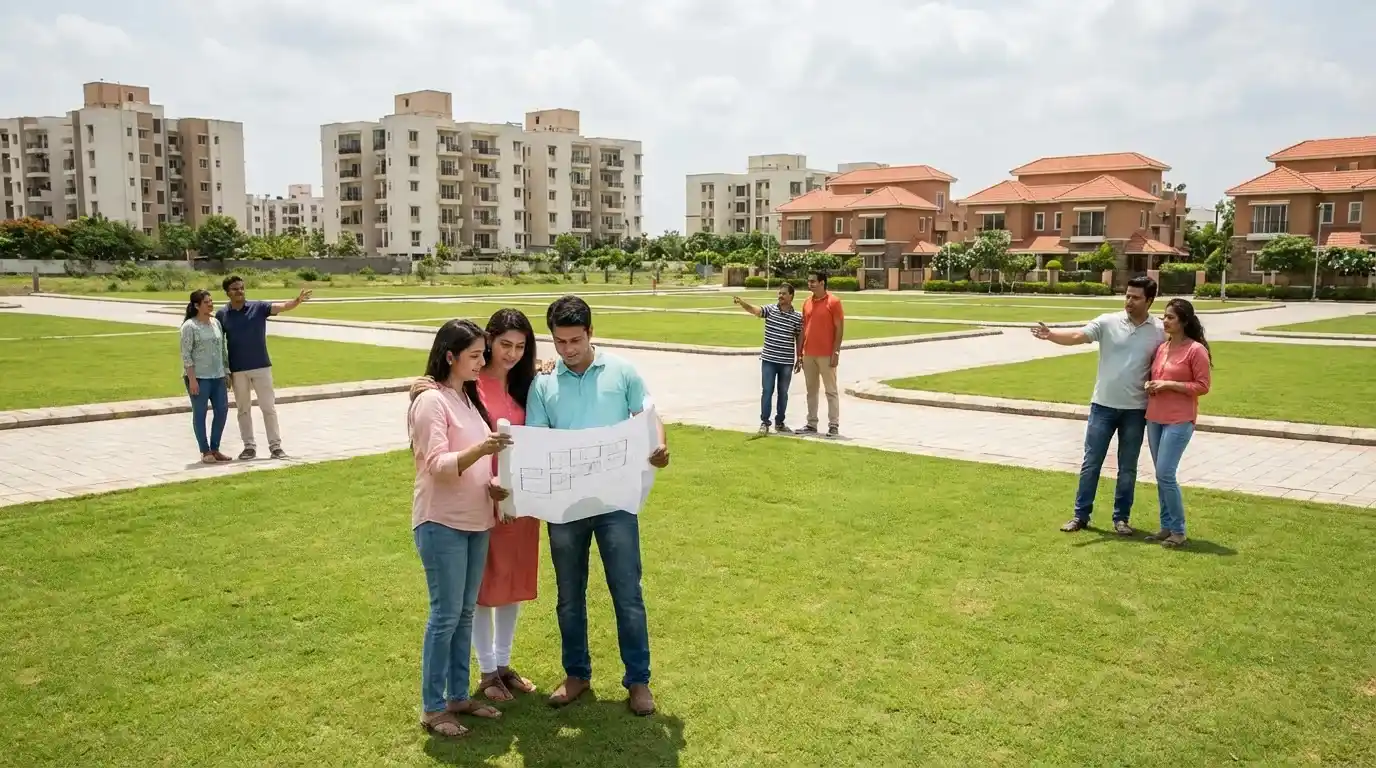 CRDA approved plots in Kunchanapalle with clear titles and modern road network