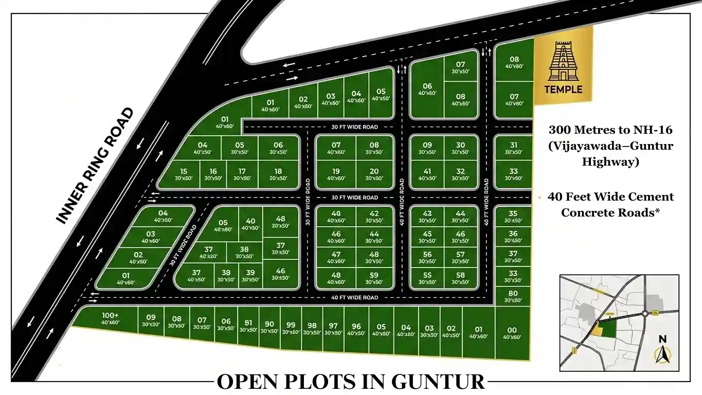 Mangalagiri Layout Map