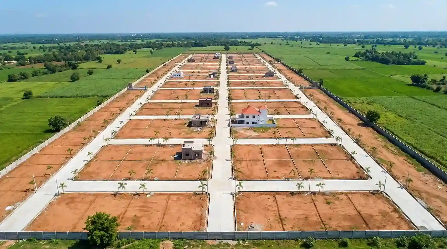 VMRDA approved open plots for sale in Rambilli Defence Corridor city near Amaravati capital