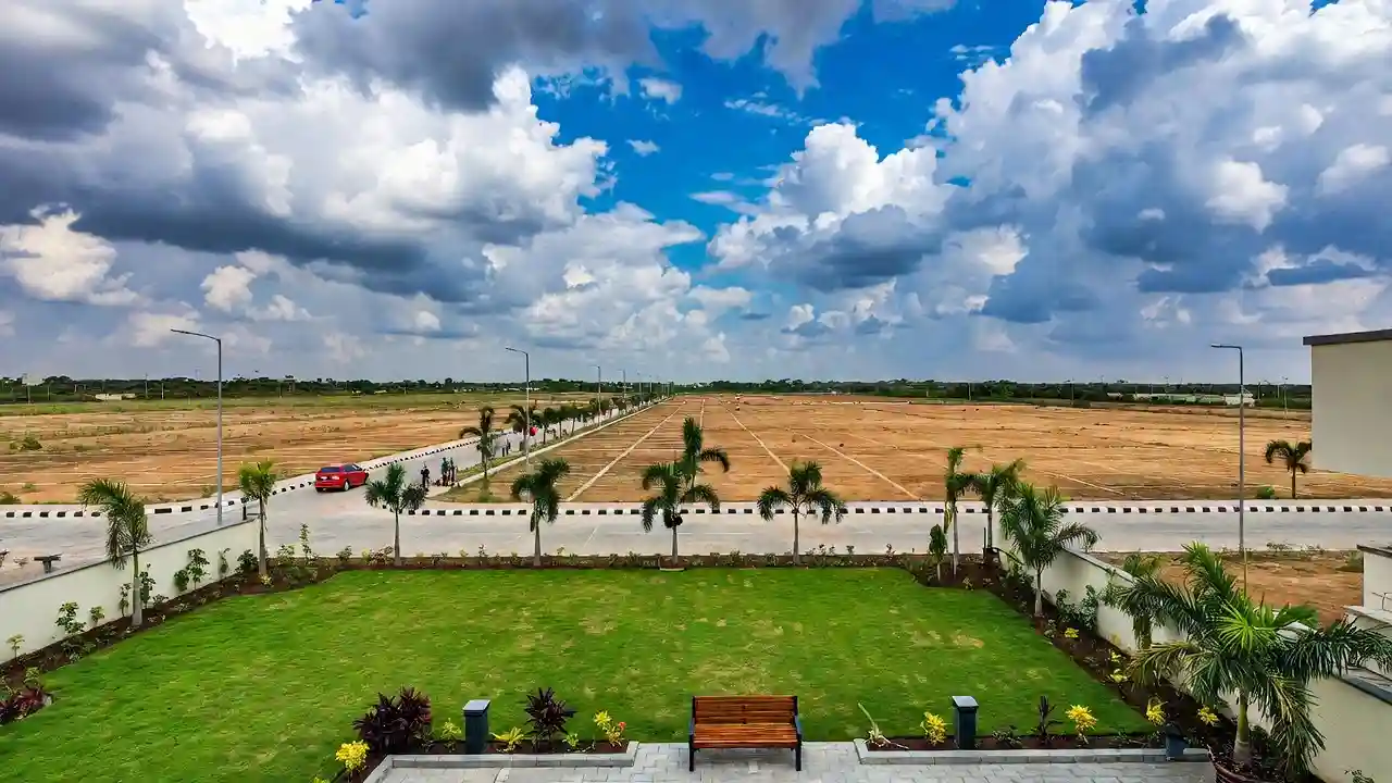 Ready to construct plots in Rushikonda with roads and utilities