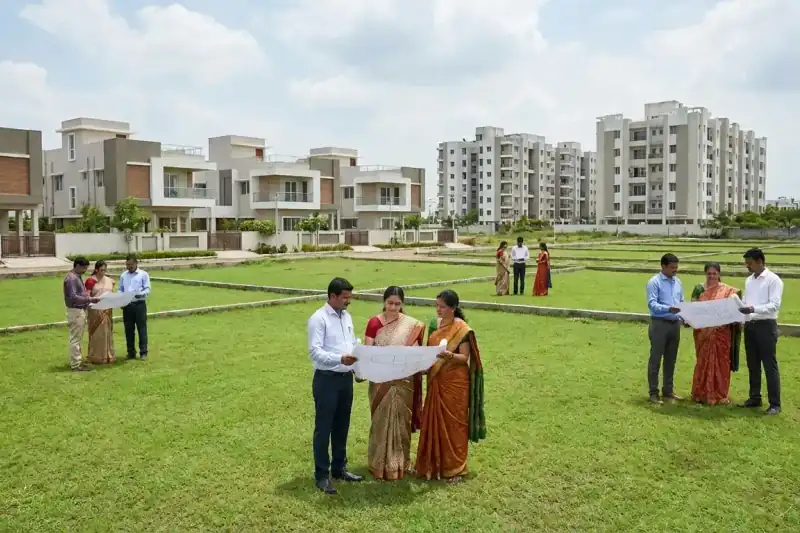 Premium ventures in Vizianagaram with gated community infrastructure
