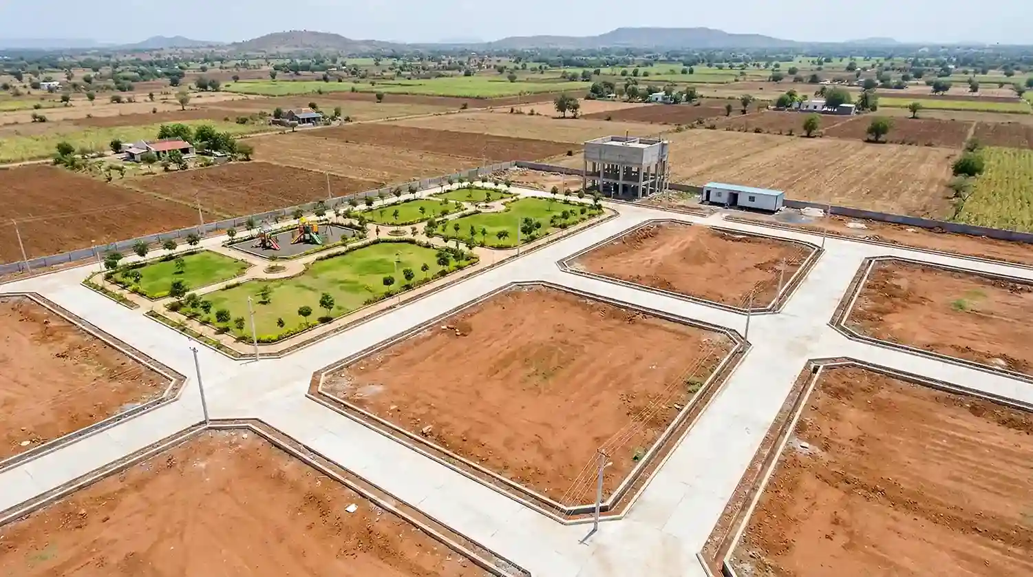 VMRDA approved villa plots in Yarada with modern infrastructure and road network